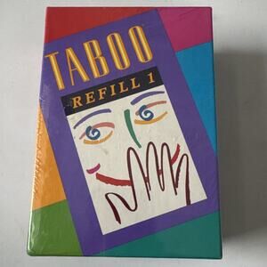 NEW Taboo REFILL 1 Set Card Deck Board Game Expansion Pack 1990 Sealed 4115